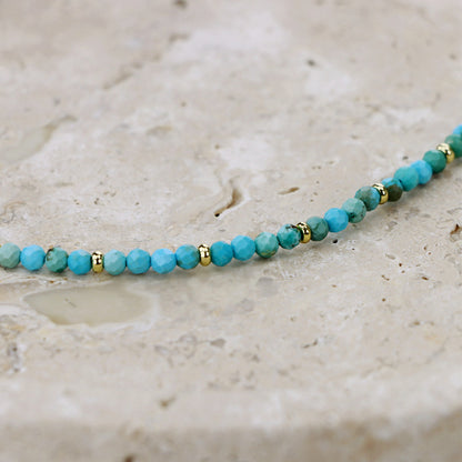 Turquoise Gold Plated Necklace