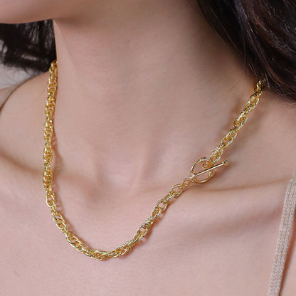 Maillard Style Natural Stone Necklace Set
