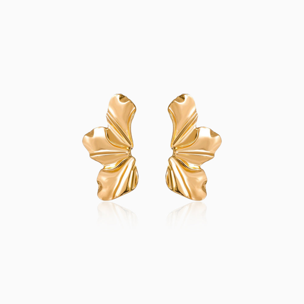 Irregular Floral Statement Earrings