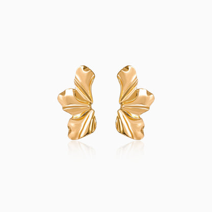 Irregular Floral Statement Earrings