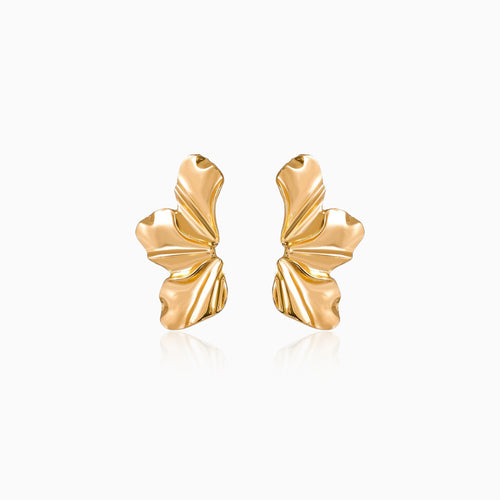 Irregular Floral Statement Earrings
