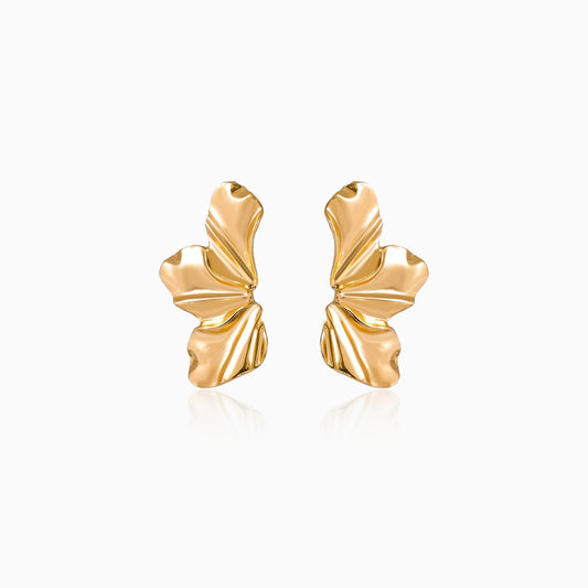 Irregular Floral Statement Earrings