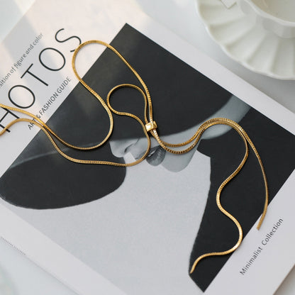 Hypoallergenic Sliding Necklace
