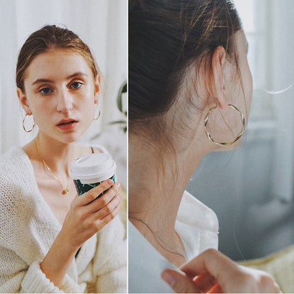Irregular Hoop Earrings