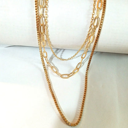 Three-Layer Minimalist Necklace