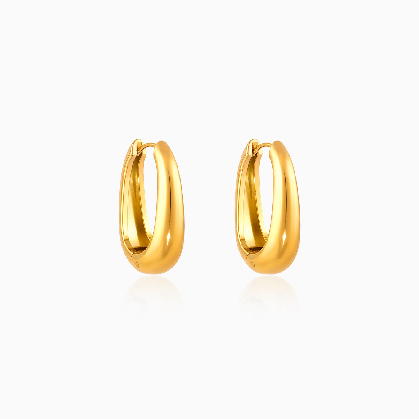 U-Shaped Plain Earrings