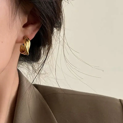 Twisted Hoop Earrings