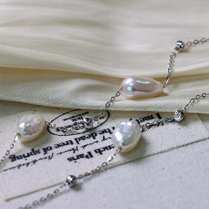 Luxury S925 Baroque Pearl Necklace