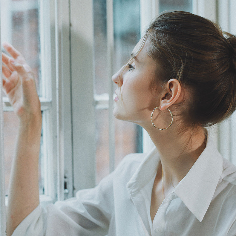 Irregular Hoop Earrings