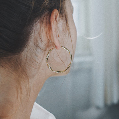 Irregular Hoop Earrings