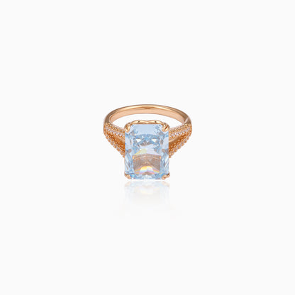 Radiant Ice-Cut Statement Ring