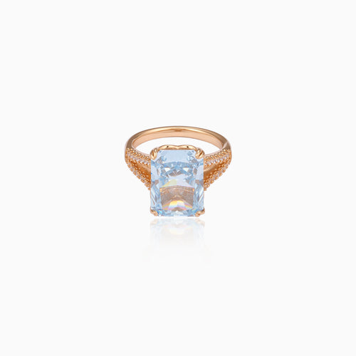 Radiant Ice-Cut Statement Ring