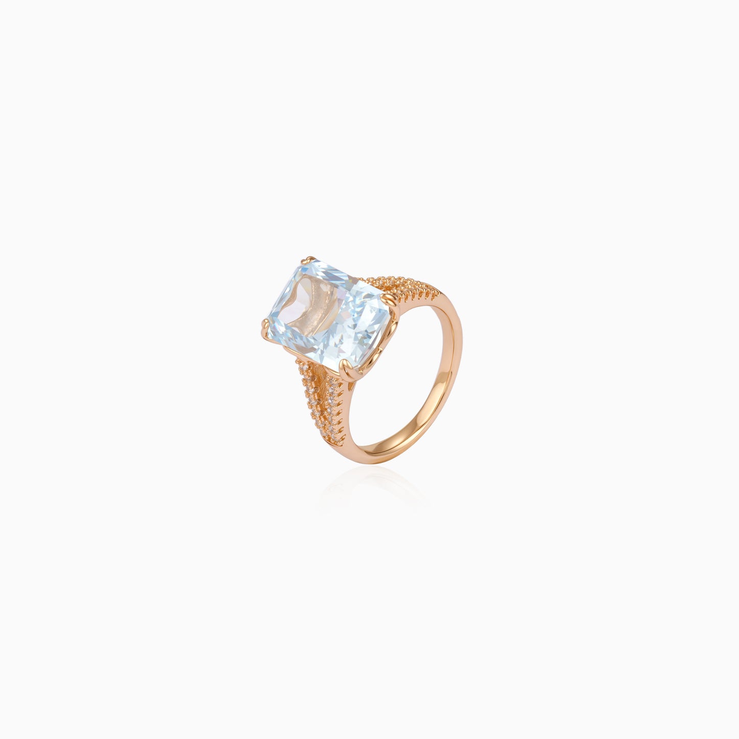 Radiant Ice-Cut Statement Ring