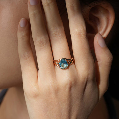 Blue Mirage Ring
