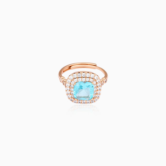 Halo Luxe Cushion Ring