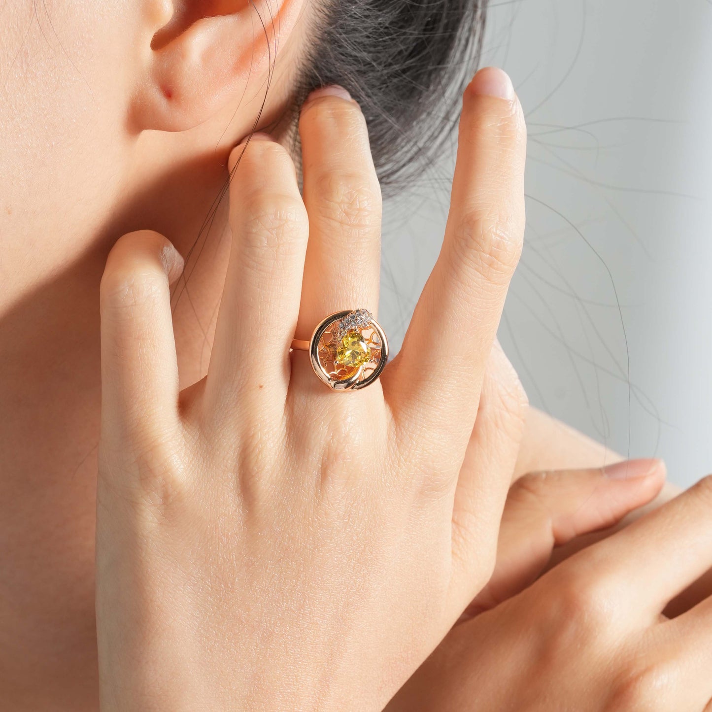 Radiant Blossom Ring