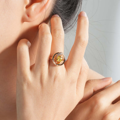Radiant Blossom Ring