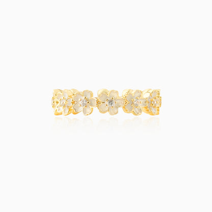 Chic Blossom Open-ended Ring
