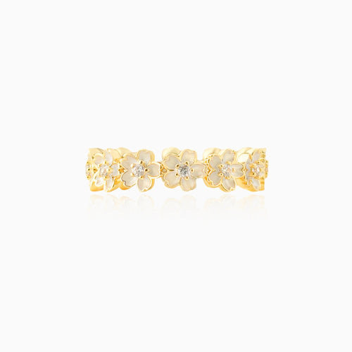 Chic Blossom Open-ended Ring