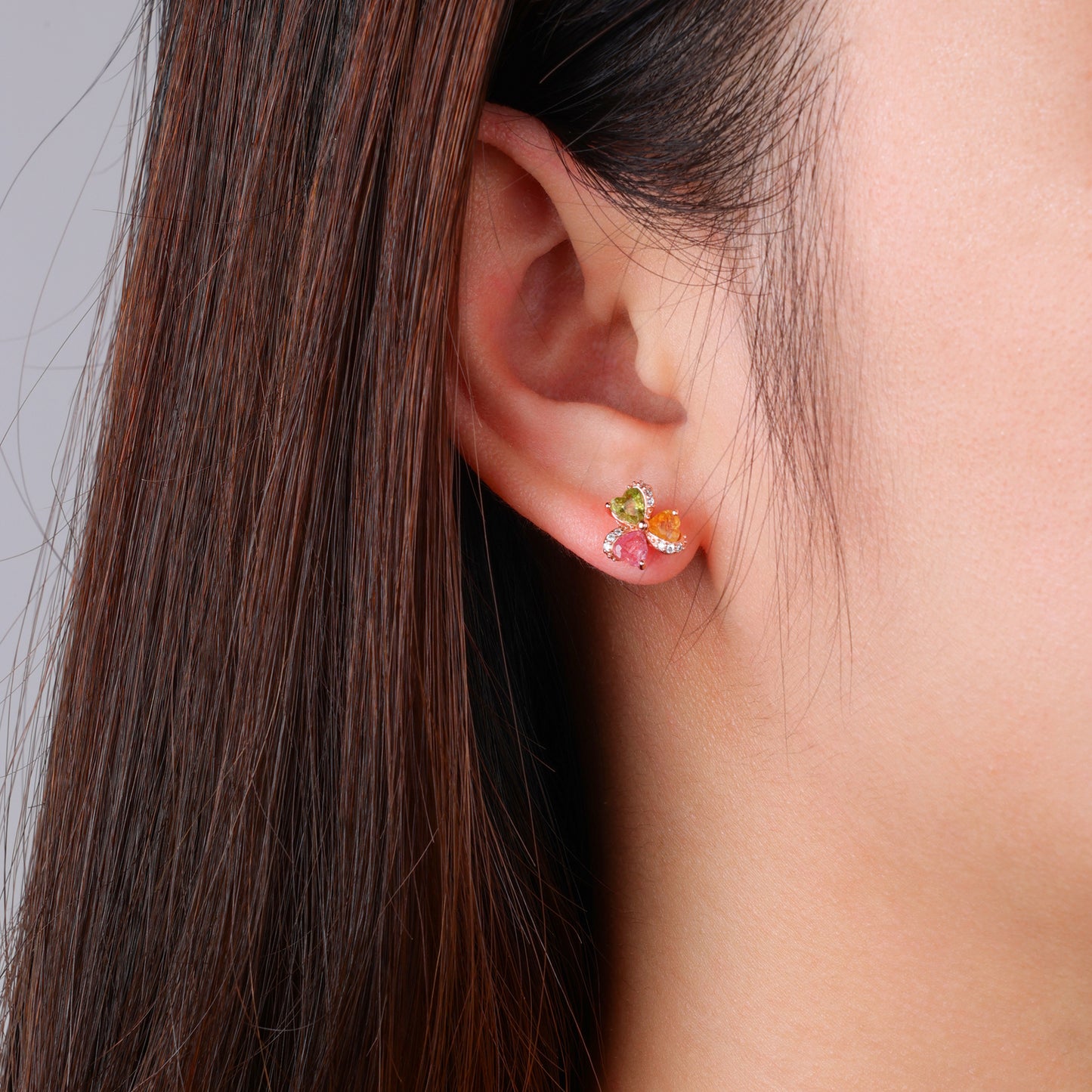 Tourmaline Love Hugging Earrings
