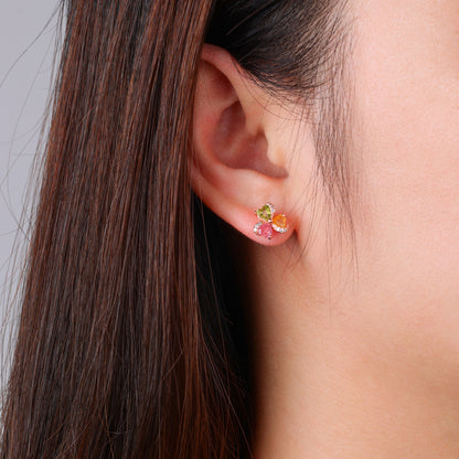 Tourmaline Love Hugging Earrings