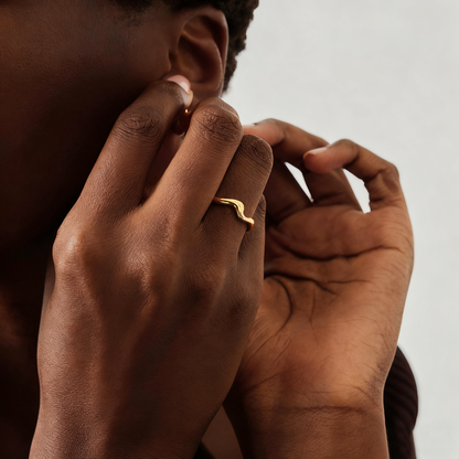 Wave Twisty Stacking Ring