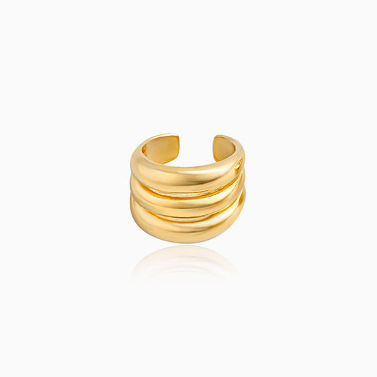 Triple Band Stacked Ring
