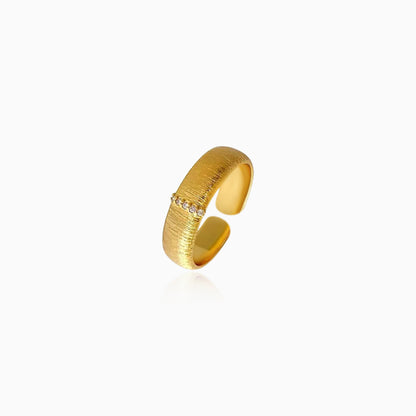 Brushed Glow Line Ring