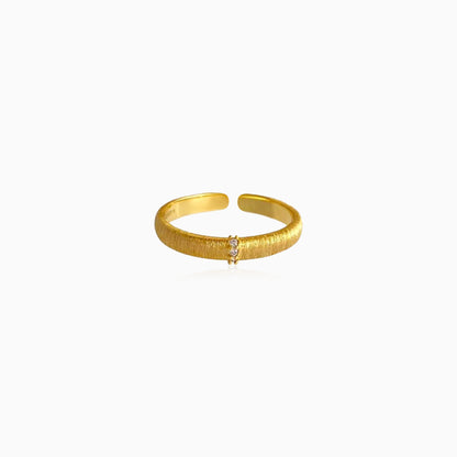 Brushed Glow Line Ring