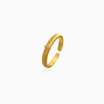 Brushed Glow Line Ring