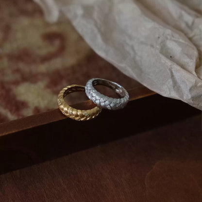 Vintage Braided Glow Ring