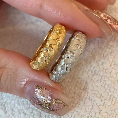 Vintage Braided Glow Ring