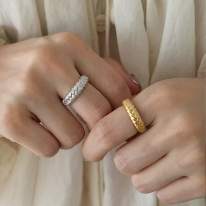 Vintage Braided Glow Ring