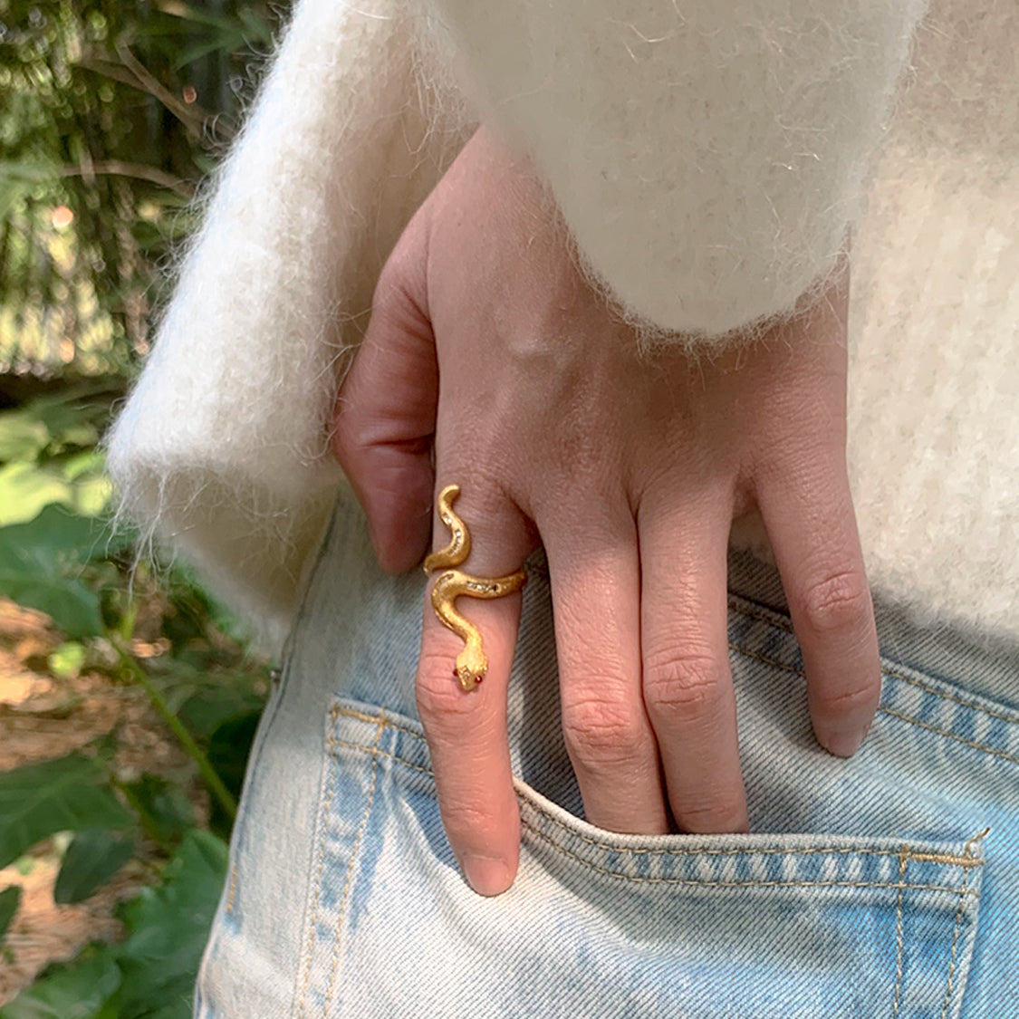 Serpent Wrap Ring