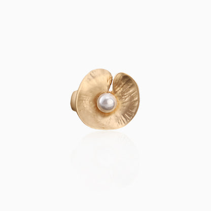 Adjustable Pearl Bloom Ring