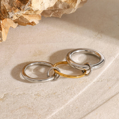 Triple Interlock Ring