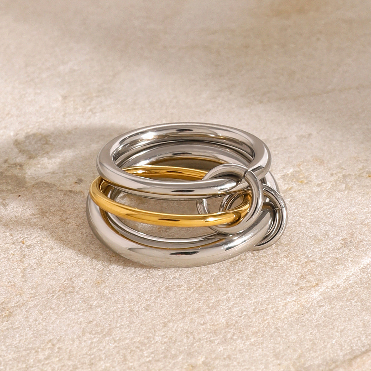 Triple Interlock Ring