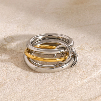 Triple Interlock Ring