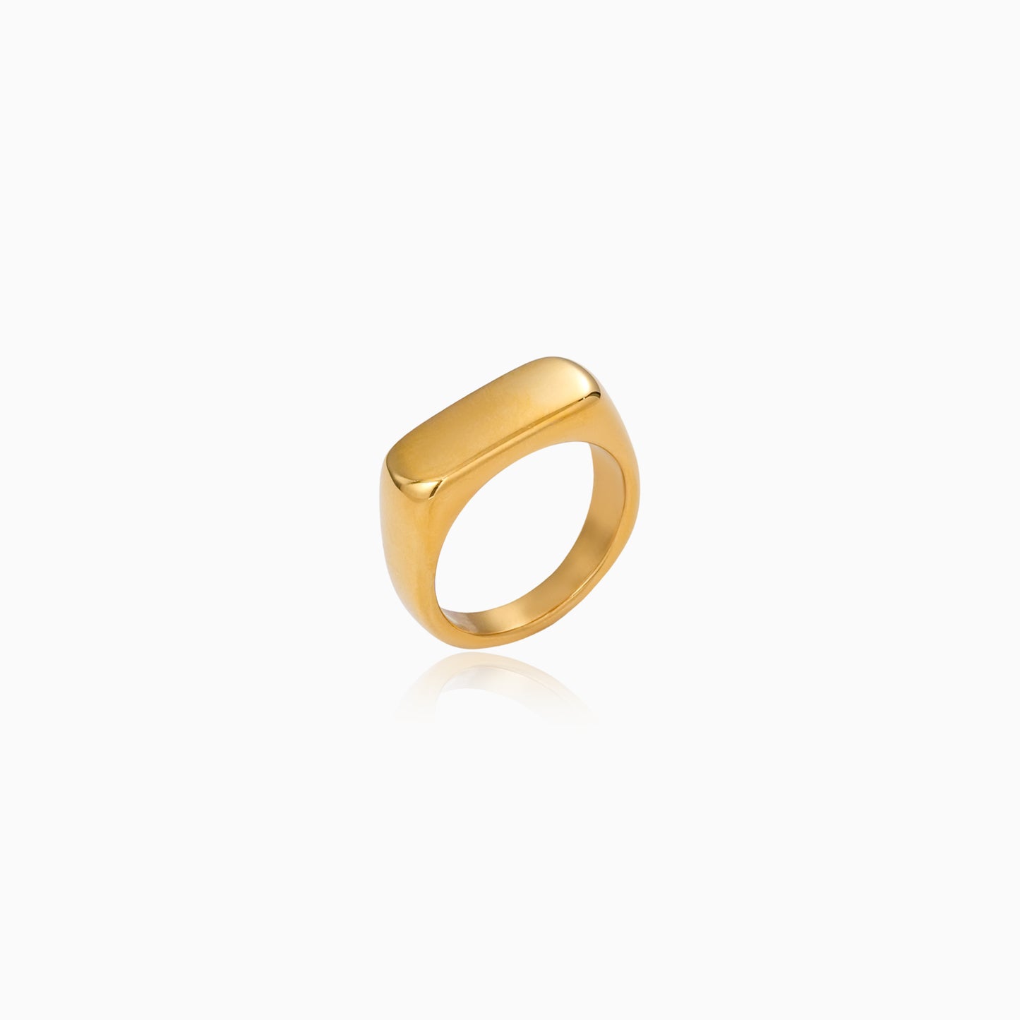 Modern Square Signet Ring