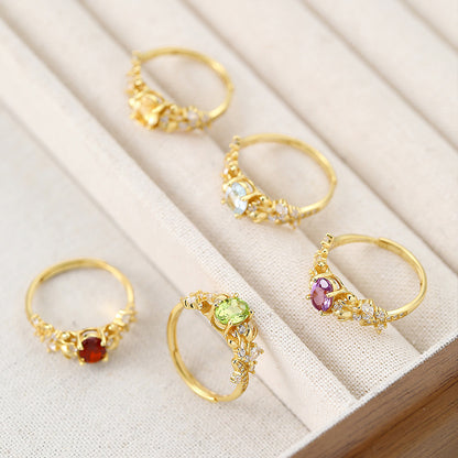 Garden Floral Vine Ring