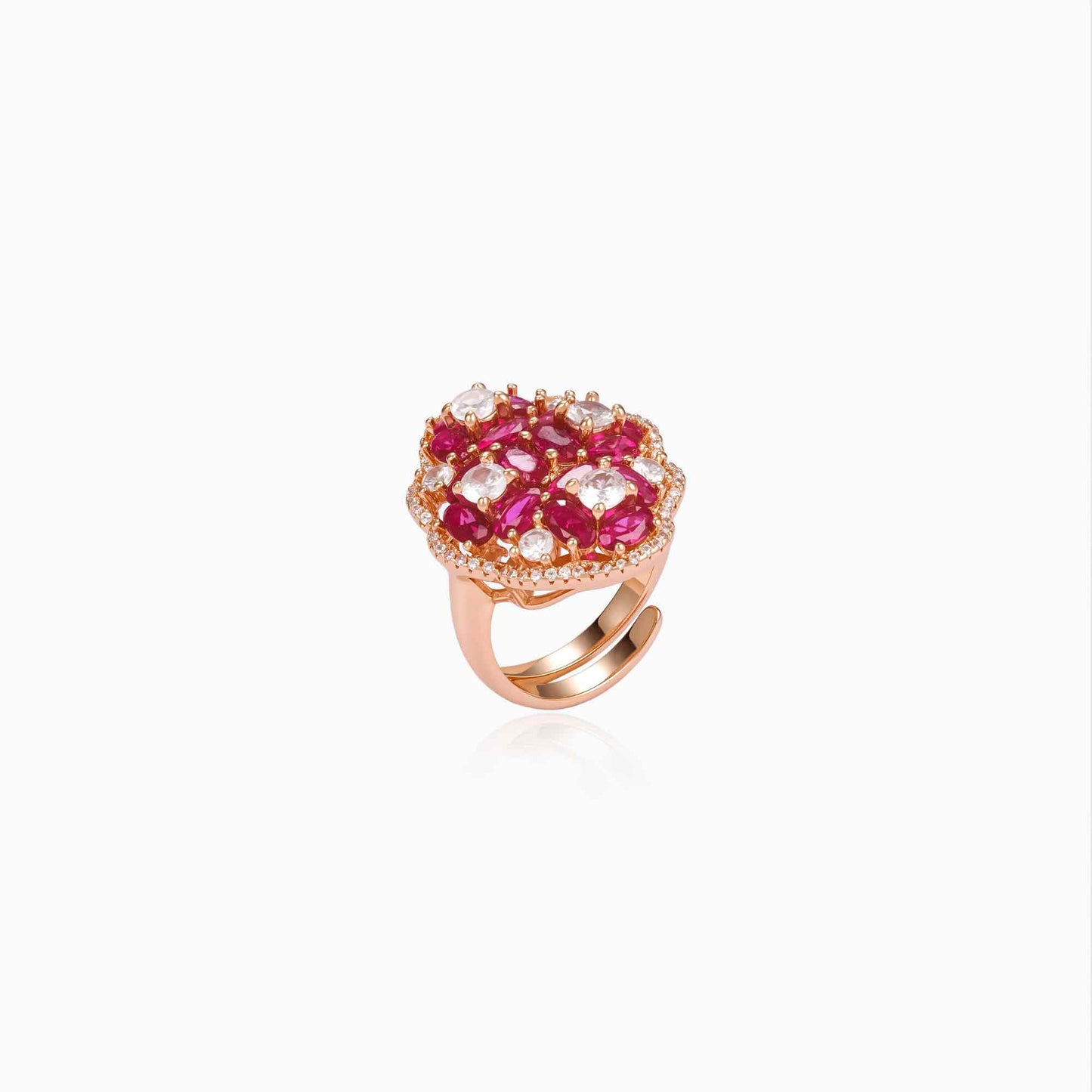 Radiant Rose Cloud Ring