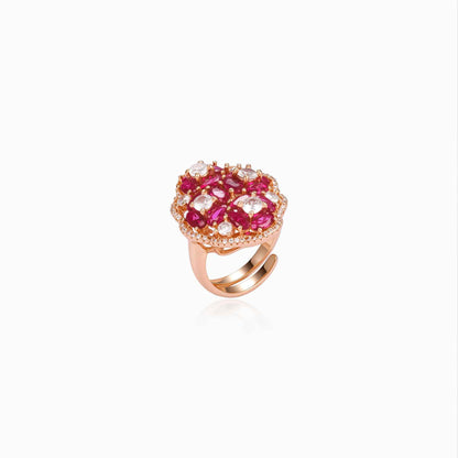 Radiant Rose Cloud Ring