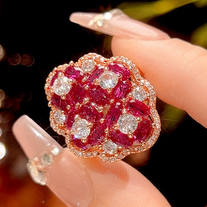 Radiant Rose Cloud Ring