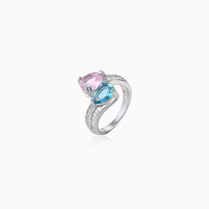 Dual Teardrop Wrap Ring