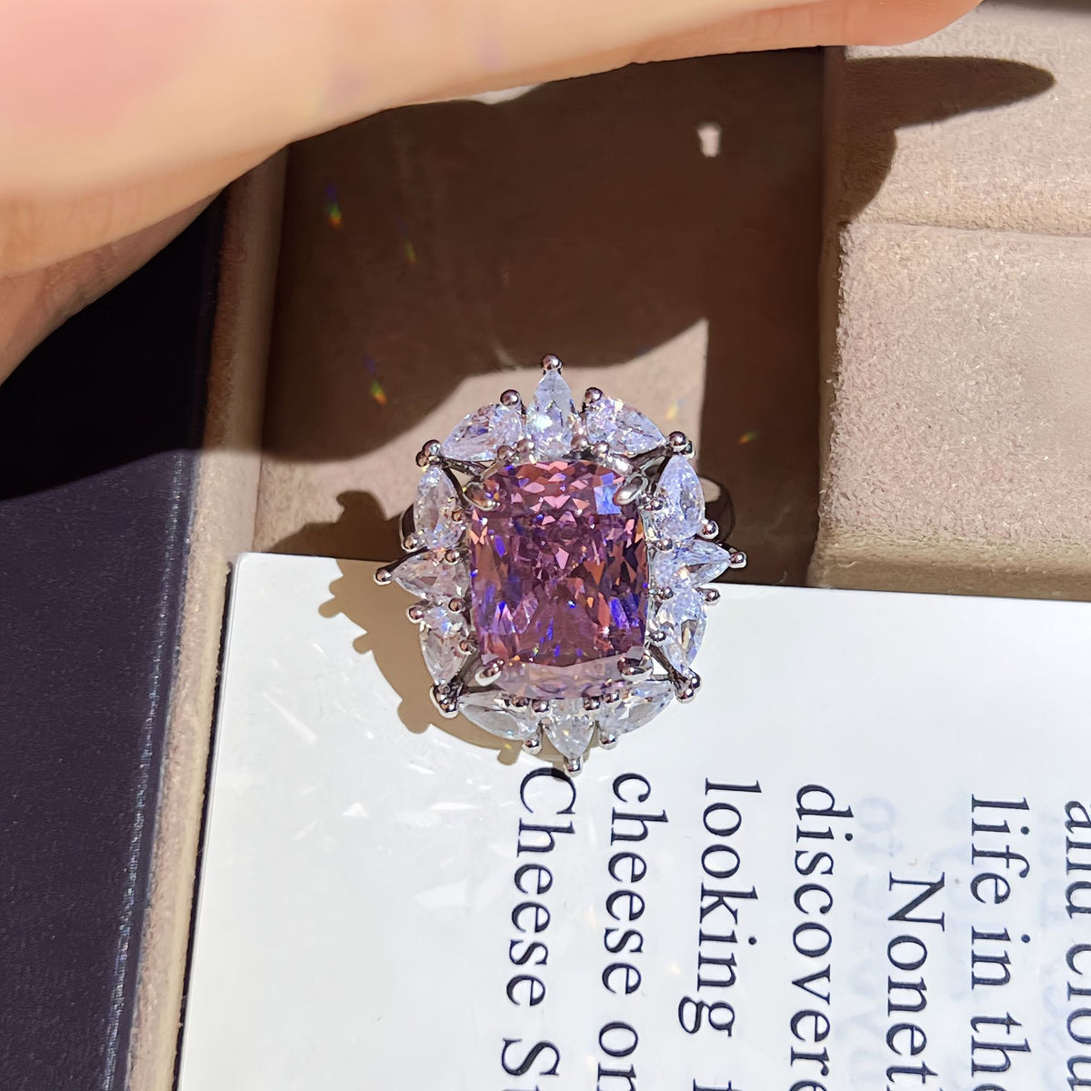 Pink Radiant Ring