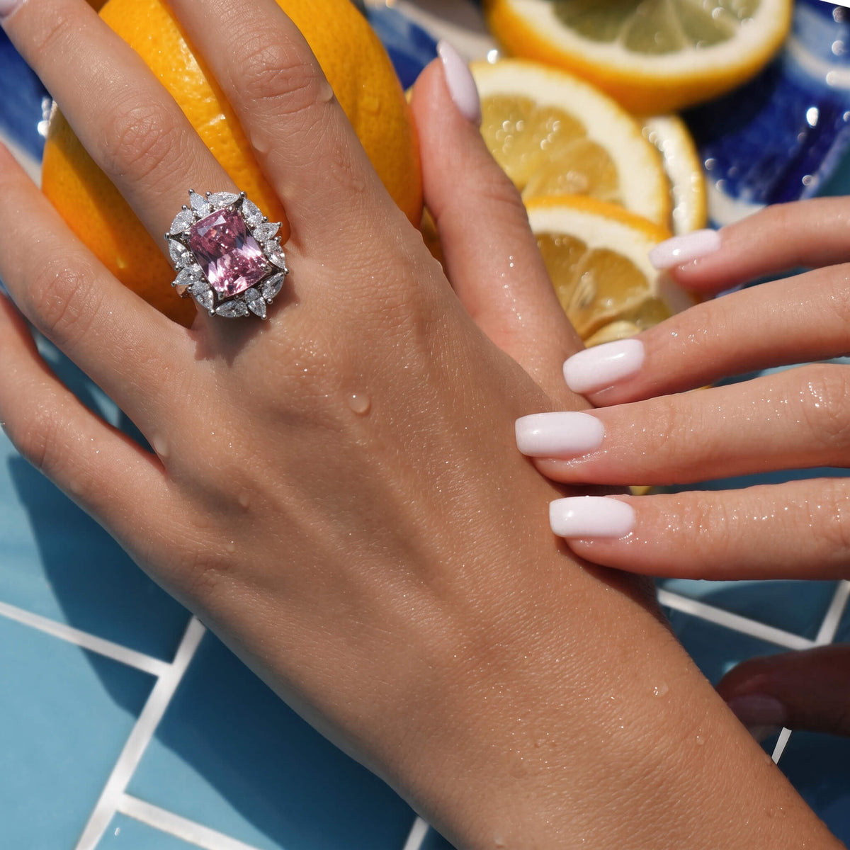 Pink Radiant Ring