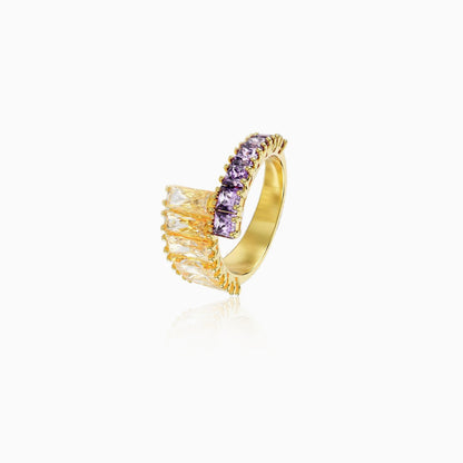 Color-Block Baguette Ring