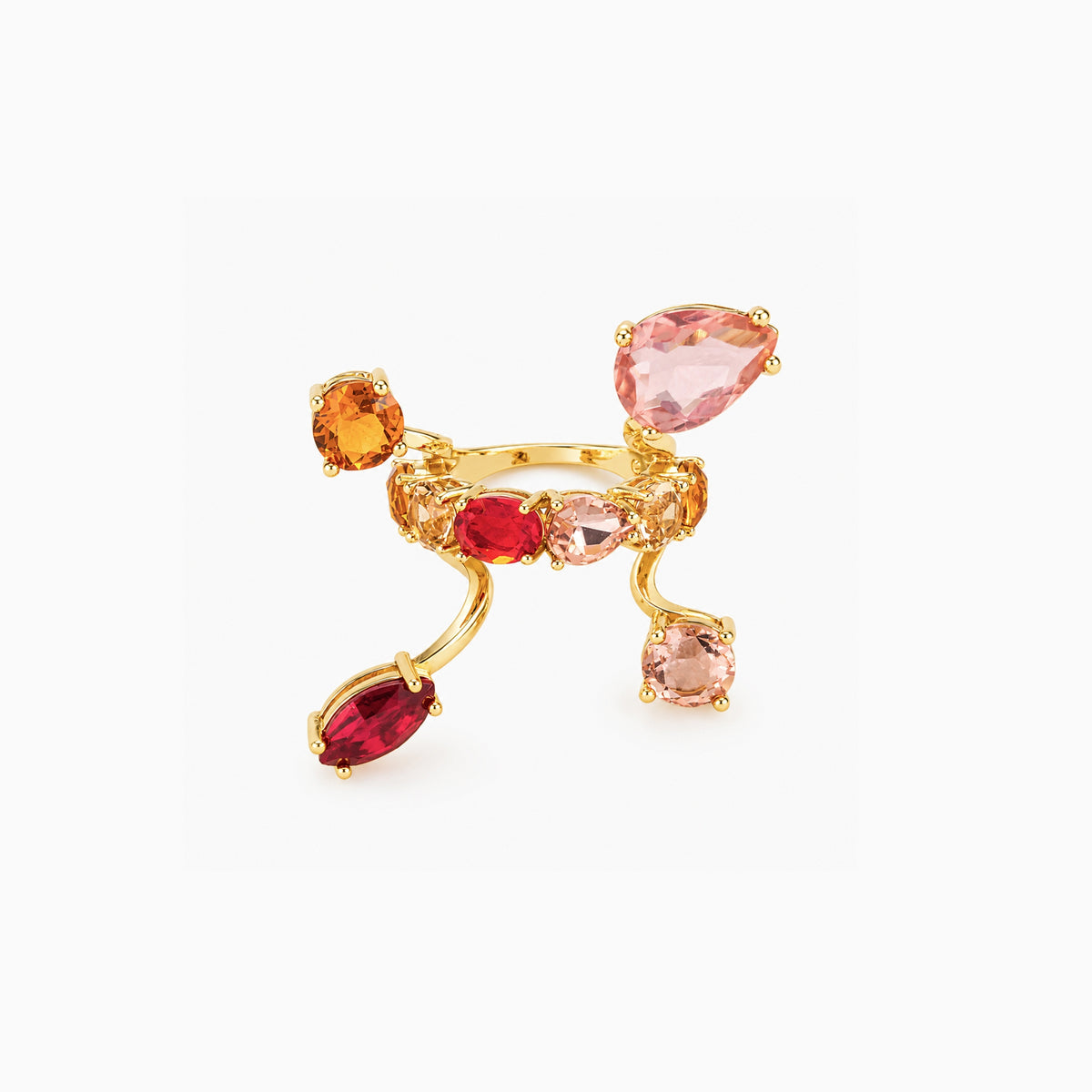 Warm Sunset Branch Ring