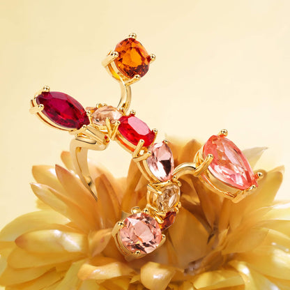 Warm Sunset Branch Ring