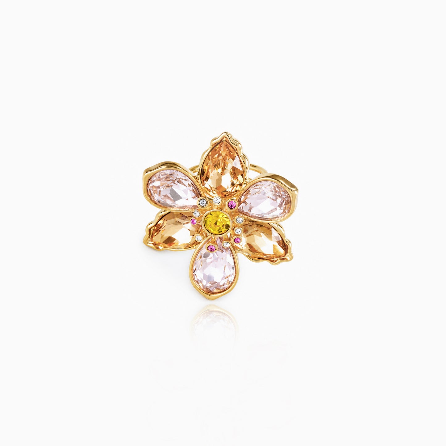 Sunlit Floral Ring